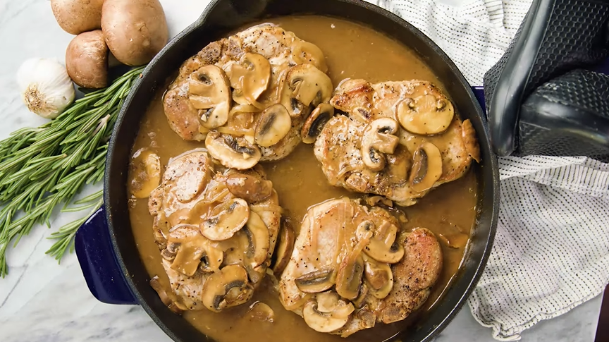 smothered pork chops recipe