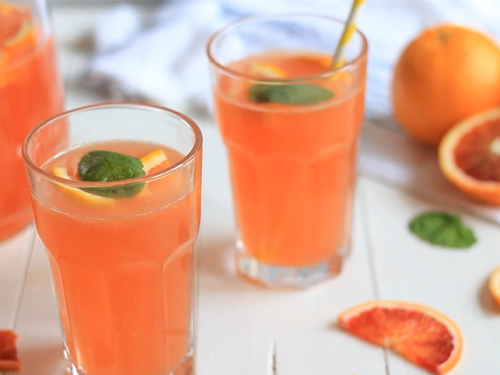 sparkling blood orange juice recipe