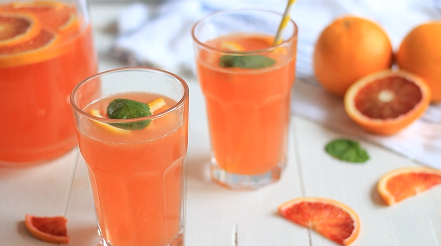 sparkling blood orange juice recipe