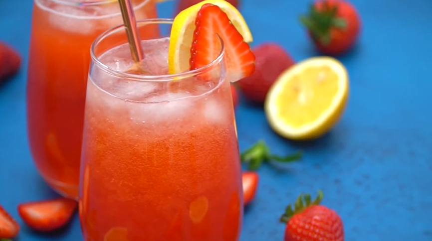 sparkling strawberry lemonade recipe