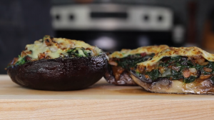 spinach-stuffed portobello mushrooms recipe