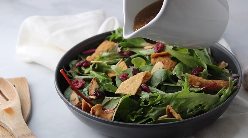 steak salad with miso vinaigrette recipe