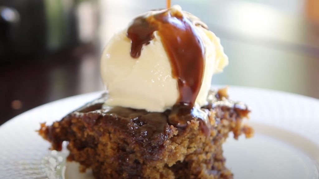 Sticky Banana Walnut Toffee Pudding Cake Recipe