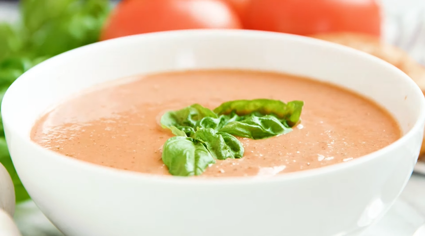 Stovetop Tomato Basil Soup Recipe