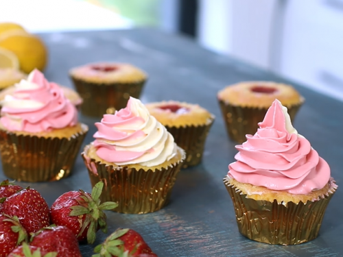 strawberry lemonade cupcakes recipe