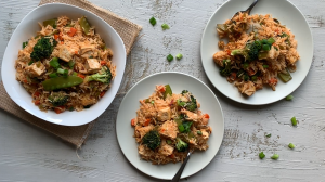teriyaki tofu fried rice recipe