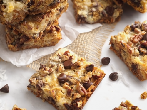 toasted coconut cookie bars recipe