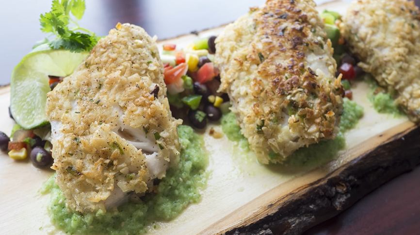 tortilla crusted tilapia recipe