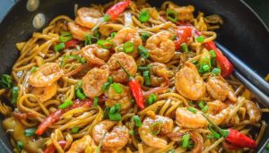 shrimp chow mein recipe
