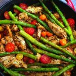 grilled chicken and asparagus salad with parsley pesto recipe