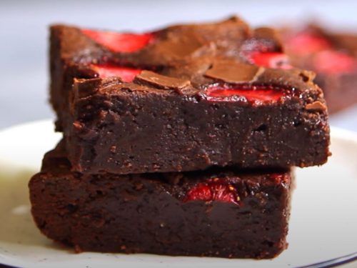 strawberry brownie delight recipe
