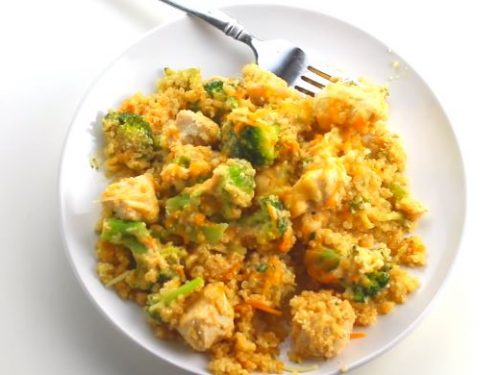 chicken broccoli casserole with quinoa recipe
