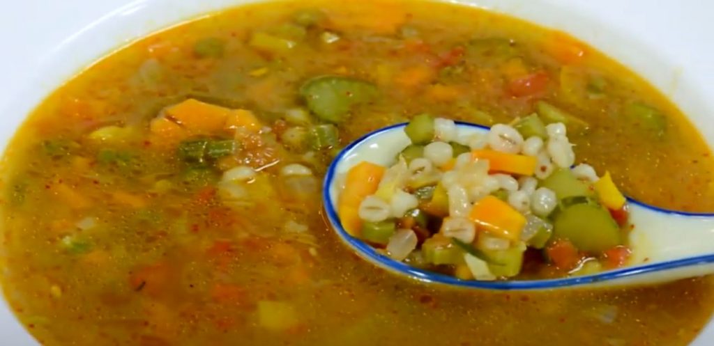 barley and vegetable soup recipe