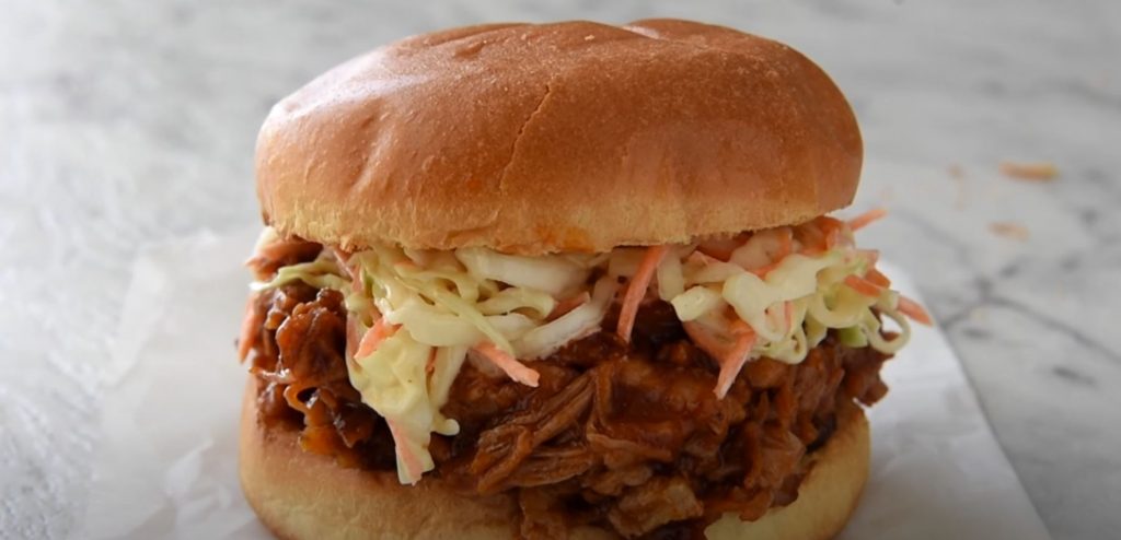 slow cooker balsamic and honey pulled pork sandwiches recipe