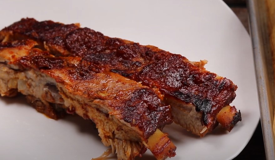 korean-style braised (slow cooker) baby back ribs recipe