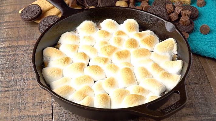 simple skillet s’mores cookie recipe