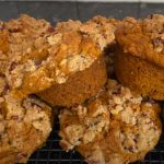 skinny pumpkin spice muffins with walnut streusel recipe