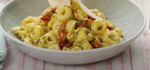 cheese tortellini with walnut pesto recipe