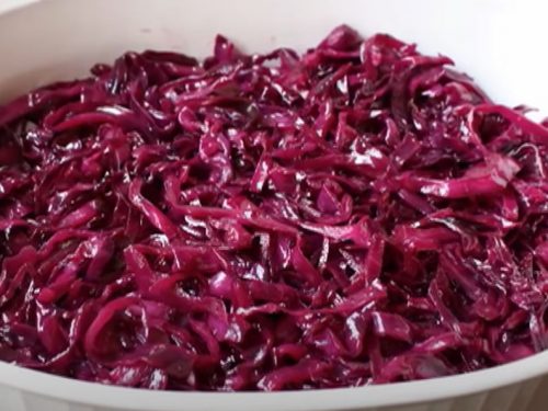 easy braised red cabbage recipe
