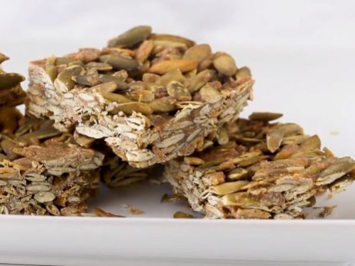 spiced pumpkin seed cranberry snack bars recipe