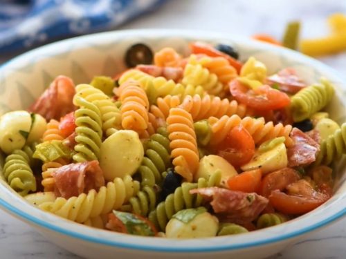 colorful pasta salad recipe