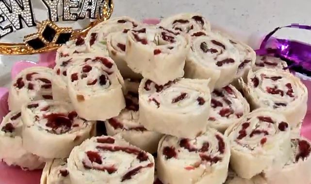 cranberry feta pinwheels recipe