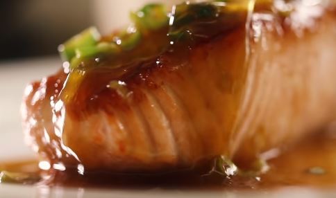 pan seared salmon with soy mustard glaze recipe