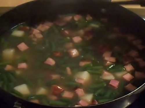 ham and green bean soup recipe