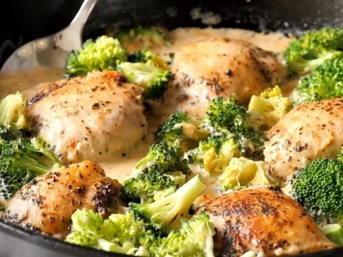 creamy chicken and broccoli pasta recipe