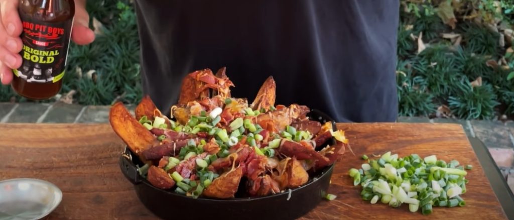 cheddar bacon potato wedges recipe