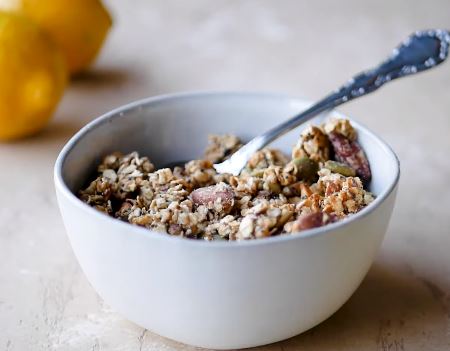 tahini granola tecipe