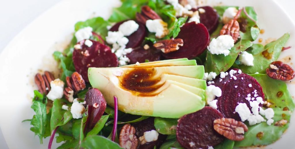 beet salad with avocado and feta recipe