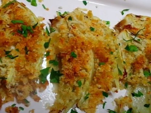 crunchy baked fennel recipe