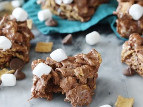 s’mores cereal bars recipe