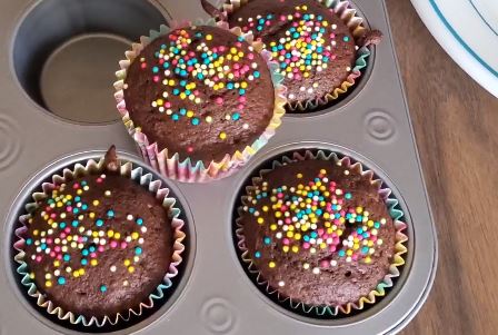 milk chocolate funfetti cupcakes recipe