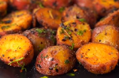 garlic roasted potatoes recipe