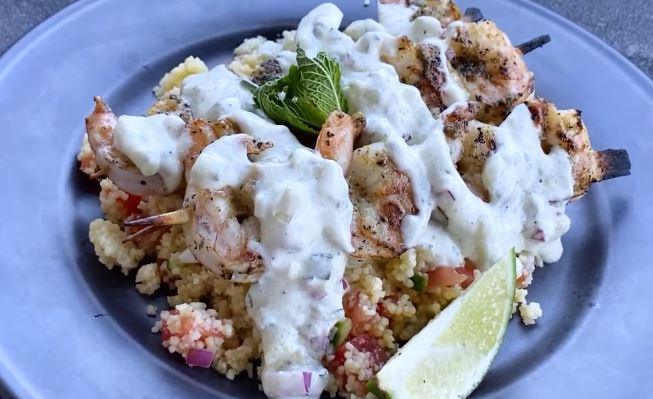 grilled shrimp with couscous salad recipe