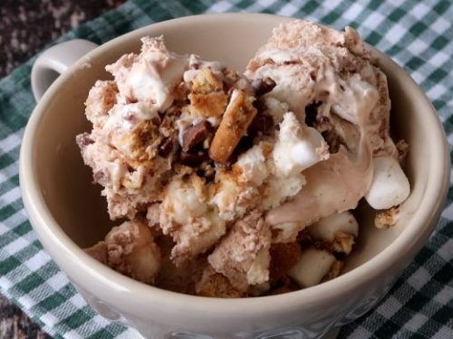 s’mores ice cream recipe