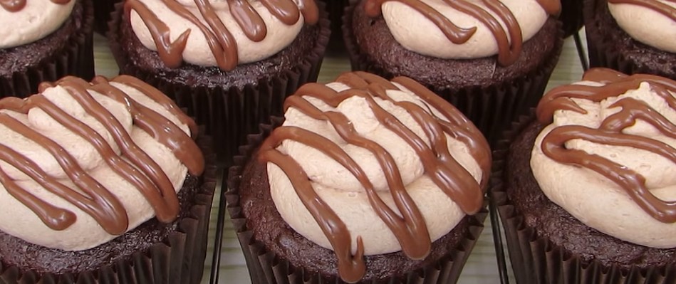 fall-inspired fudge brownie cupcakes recipe