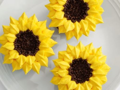 sunflower cupcakes recipe
