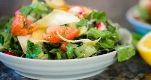 lebanese rubbed salad recipe