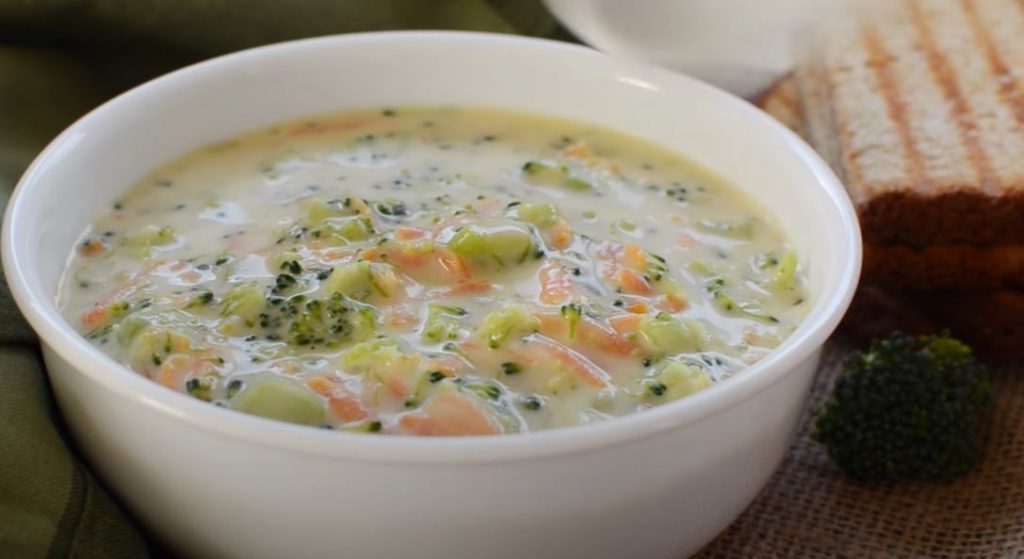 broccoli no-cheese soup recipe