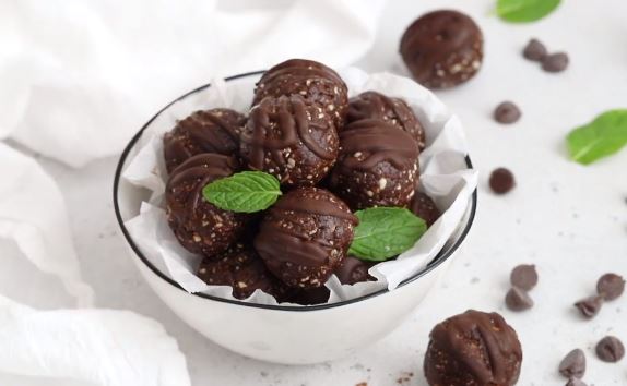 mint chocolate energy bites recipe