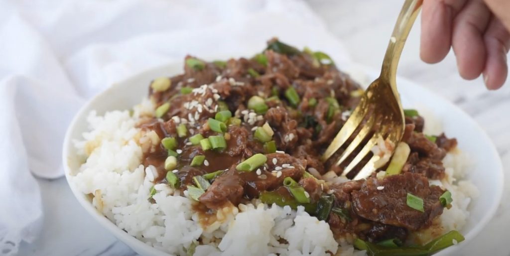 slow cooker mongolian beef recipe