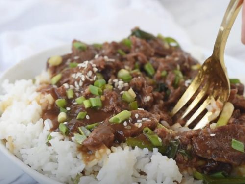 slow cooker mongolian beef recipe