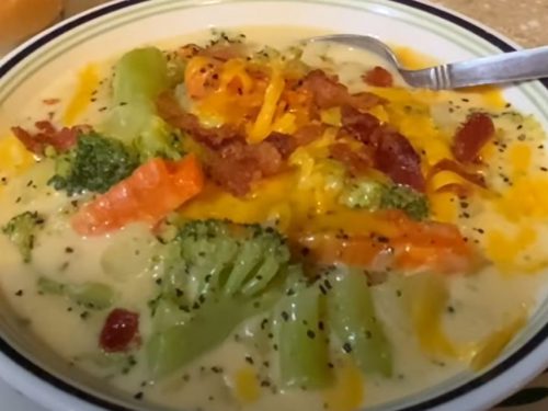 broccoli cheese and potato soup recipe