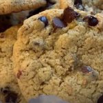 chickpea flour chocolate chunk cookies (with peanut butter and oats) recipe
