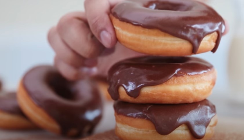 doughnut pancakes with doughnut glaze syrup recipe