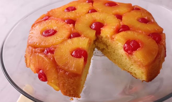 upside down fruit cake recipe