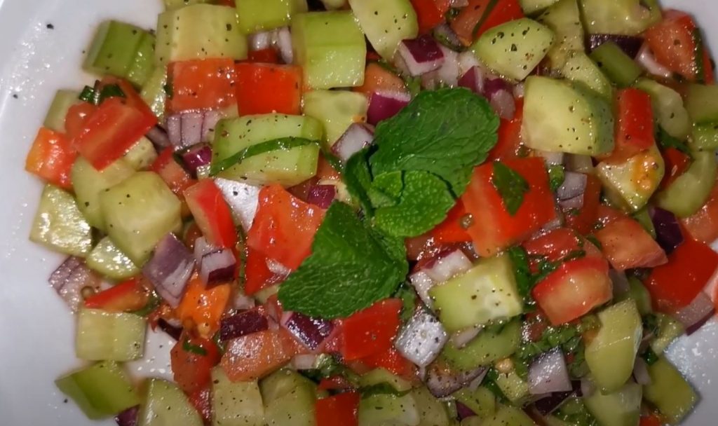 minted cucumber salad recipe